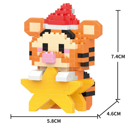 Cinnamoroll Cartoon Block Character Assembled Model Building Block Dolls Toy Children Gift