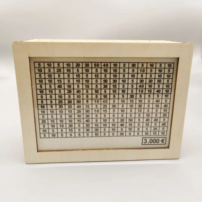 Houten Spaarbox Spaarbank met Spaar Doelen Teller Herbruikbare Handgemaakte Spaarvarken Muntbakje Opslagdoos